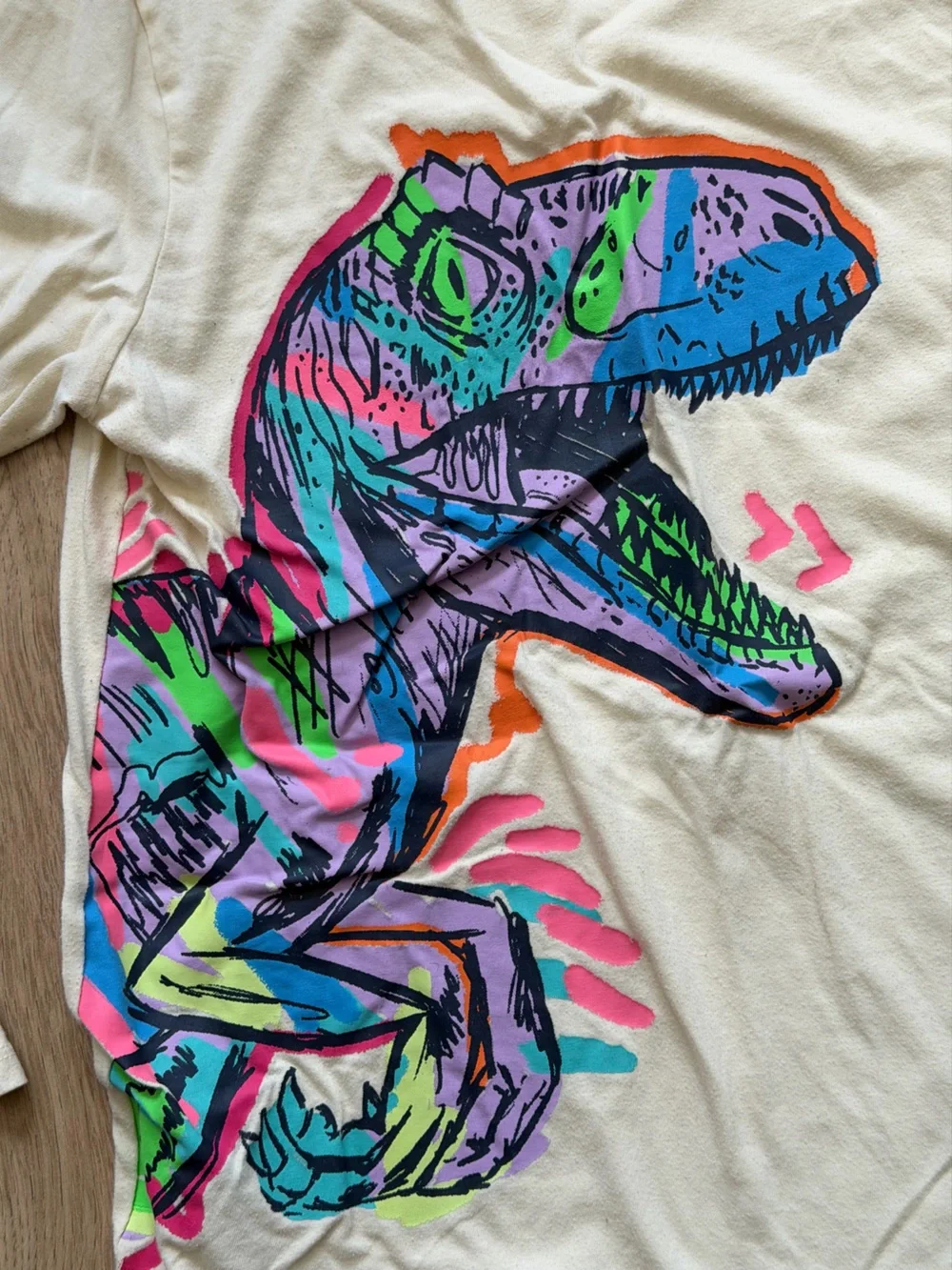 Kids cat & jack long sleeve dinosaur tshirt size xl
